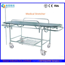 Medical Instrument Hospital Transport Emergency Folding Stretcher with Wheels